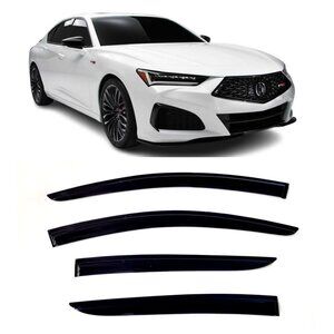 BGGTYRSD Window Visor Deflector Rain Guard Vent Shade Fits Acura TLX 2015-2020